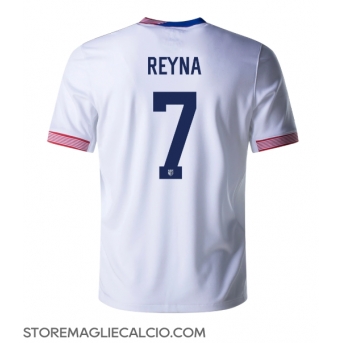 Stati Uniti Giovanni Reyna #7 Maglia Gara Casa Repliche Copa America 2024